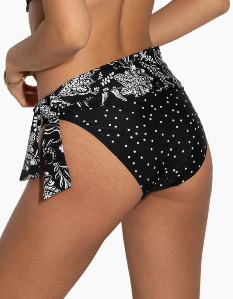 80008R Pour Moi Getaway Fold Over Tie Bikini Brief