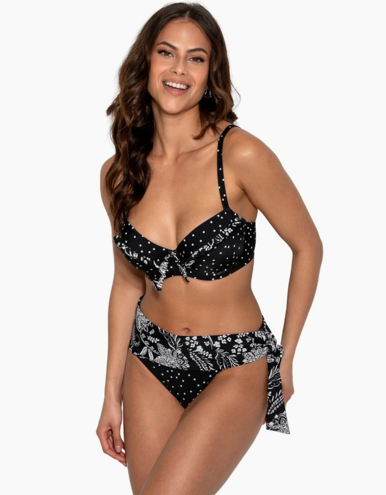 80008R Pour Moi Getaway Fold Over Tie Bikini Brief