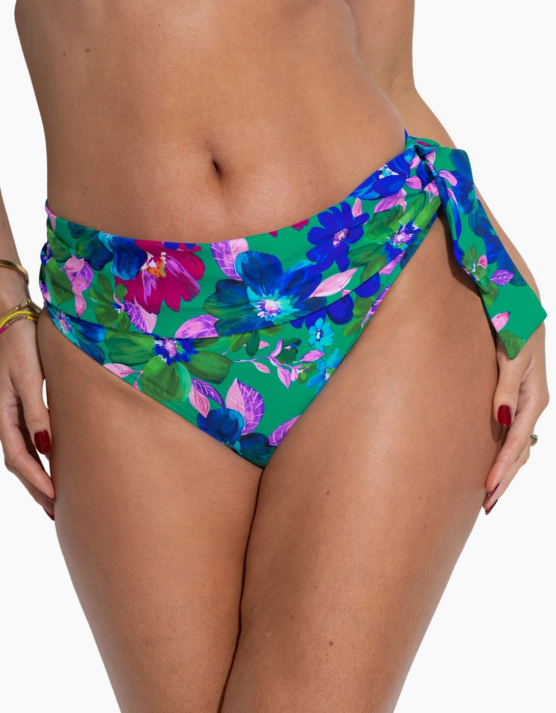 80008R Pour Moi Getaway Fold Over Tie Bikini Brief