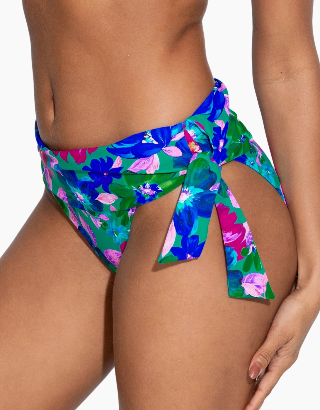 80008R Pour Moi Getaway Fold Over Tie Bikini Brief