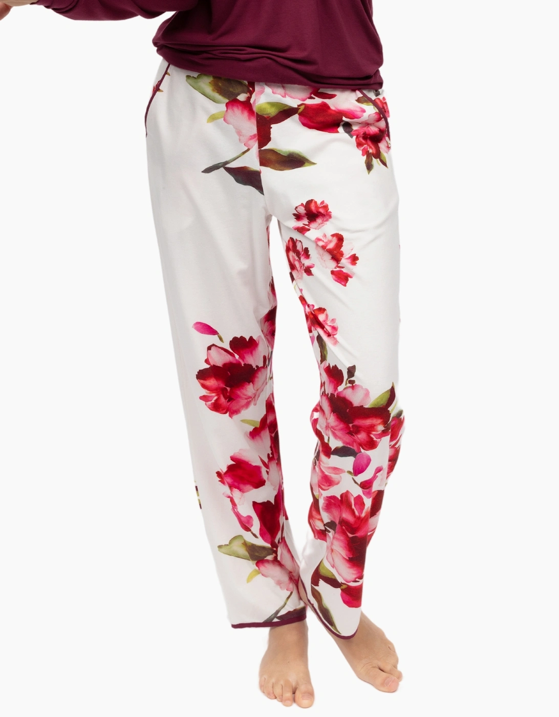 5117 Cyberjammies Isabella Floral Printed Jersey Pyjama Bottoms
