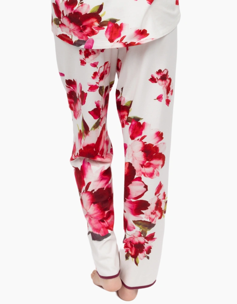 5117 Cyberjammies Isabella Floral Printed Jersey Pyjama Bottoms