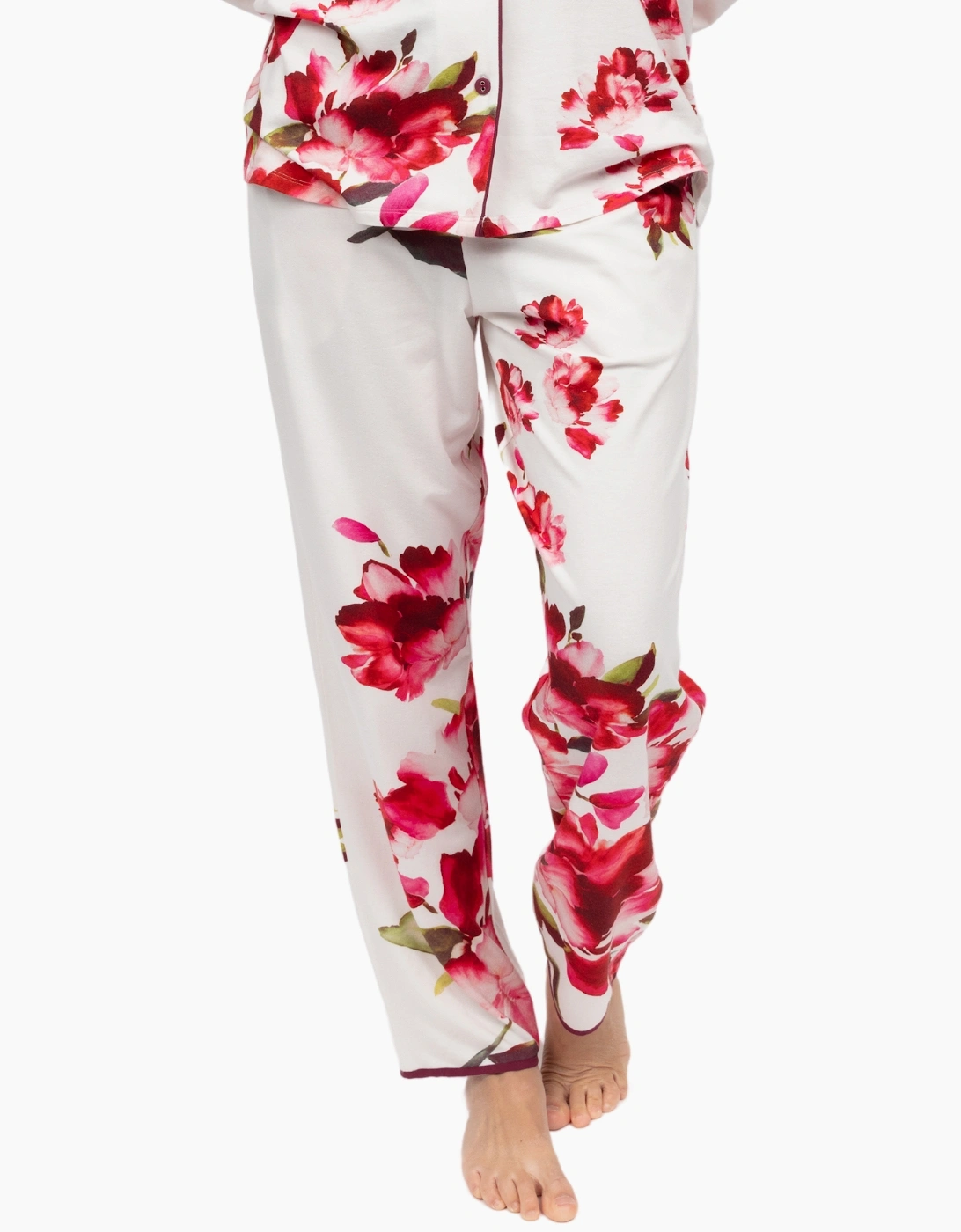 5117 Cyberjammies Isabella Floral Printed Jersey Pyjama Bottoms