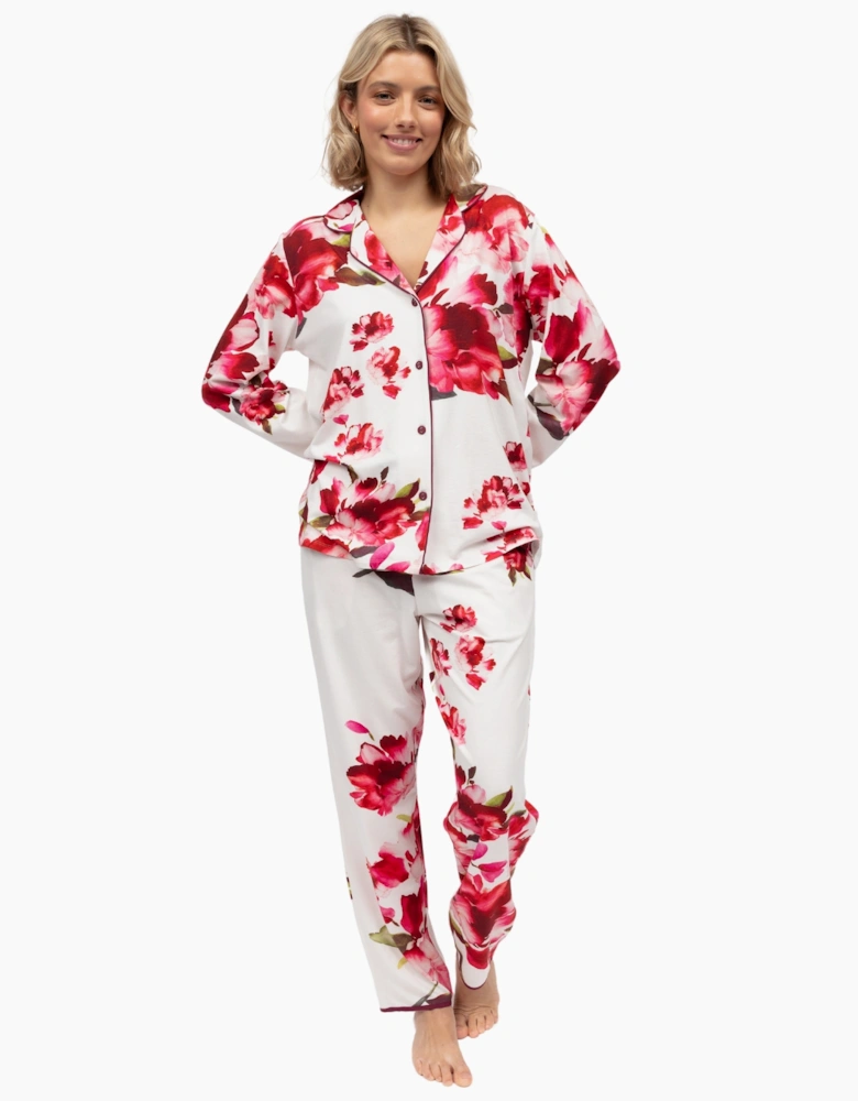 5117 Cyberjammies Isabella Floral Printed Jersey Pyjama Bottoms