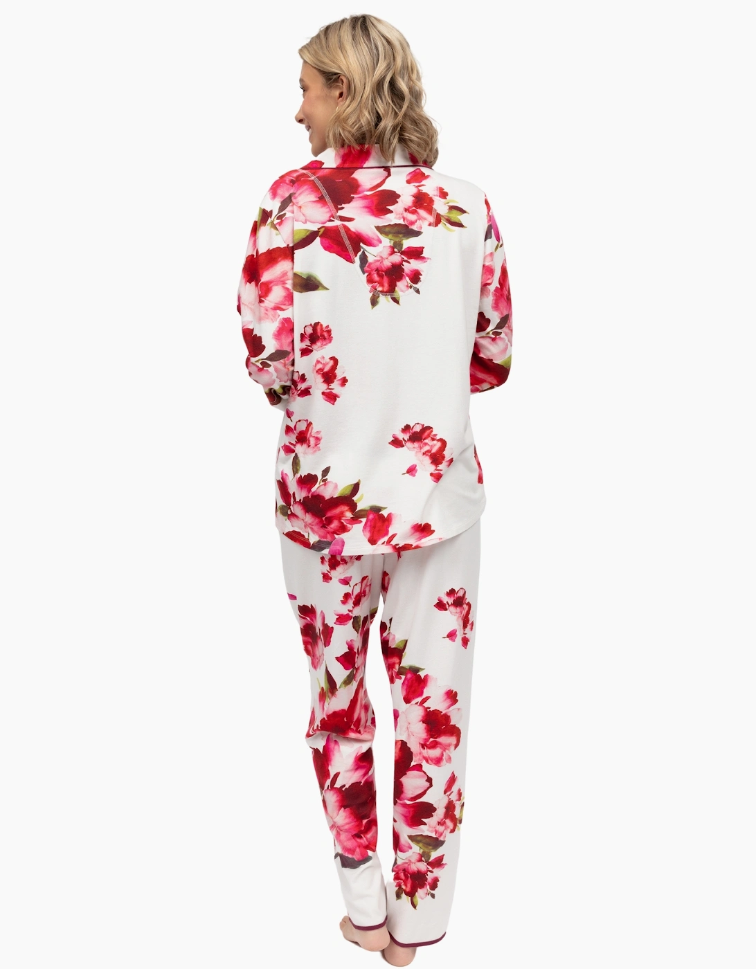 5117 Cyberjammies Isabella Floral Printed Jersey Pyjama Bottoms