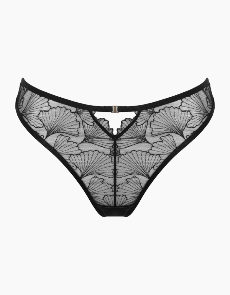 22591 Pour Moi Ember Embroidered Thong