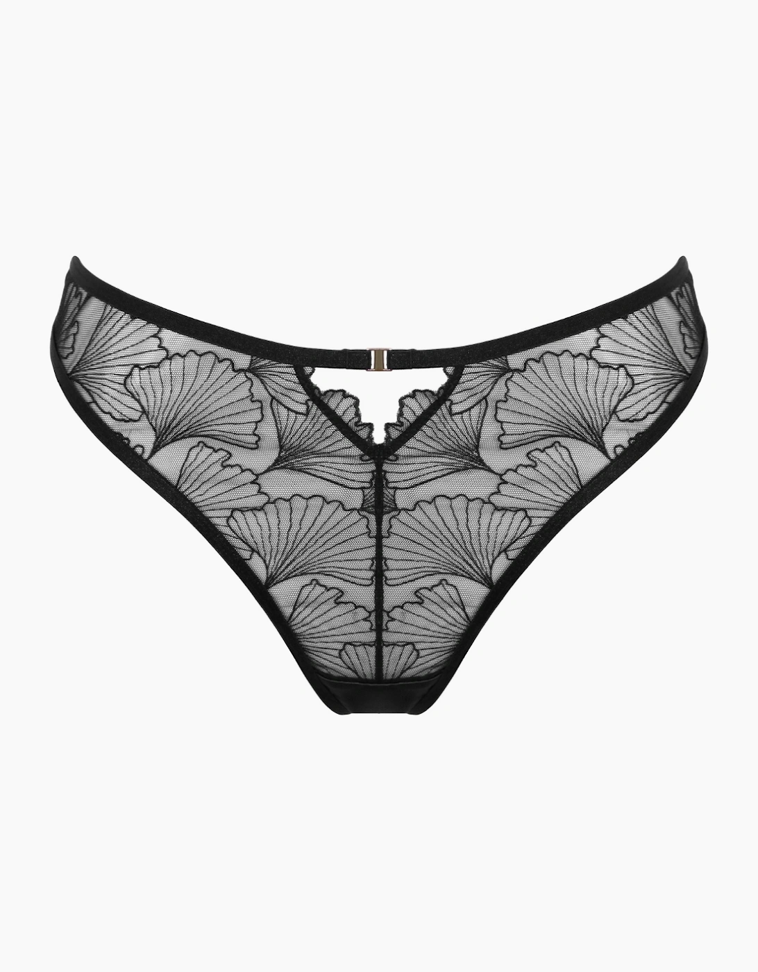 22591 Pour Moi Ember Embroidered Thong