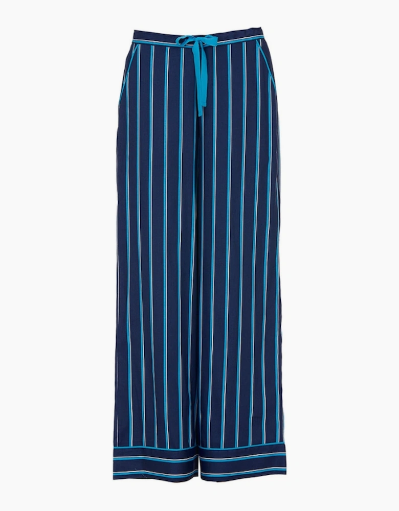 5023 Cyberjammies Marina Printed Stripe Wide Leg Pyjama Bottoms