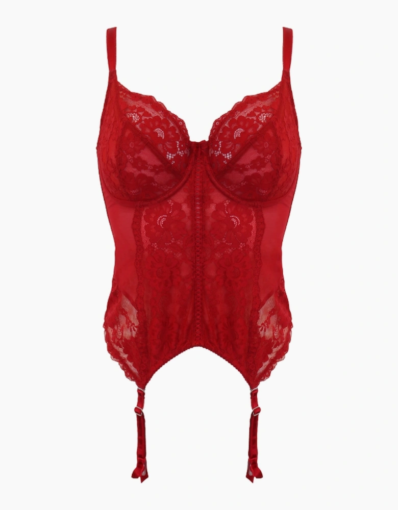 25909 Pour Moi Fleur Non-Padded Underwired Balcony Basque