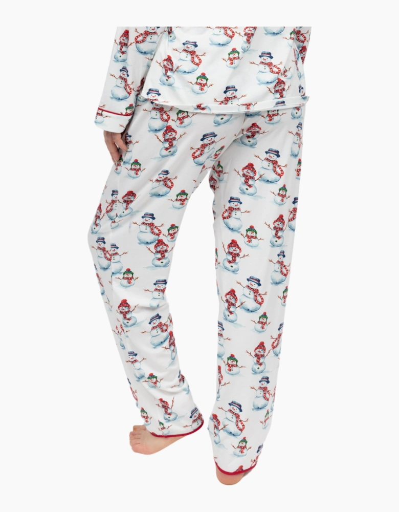 5137 Cyberjammies Blaze Snowman Printed Jersey Pyjama Bottoms