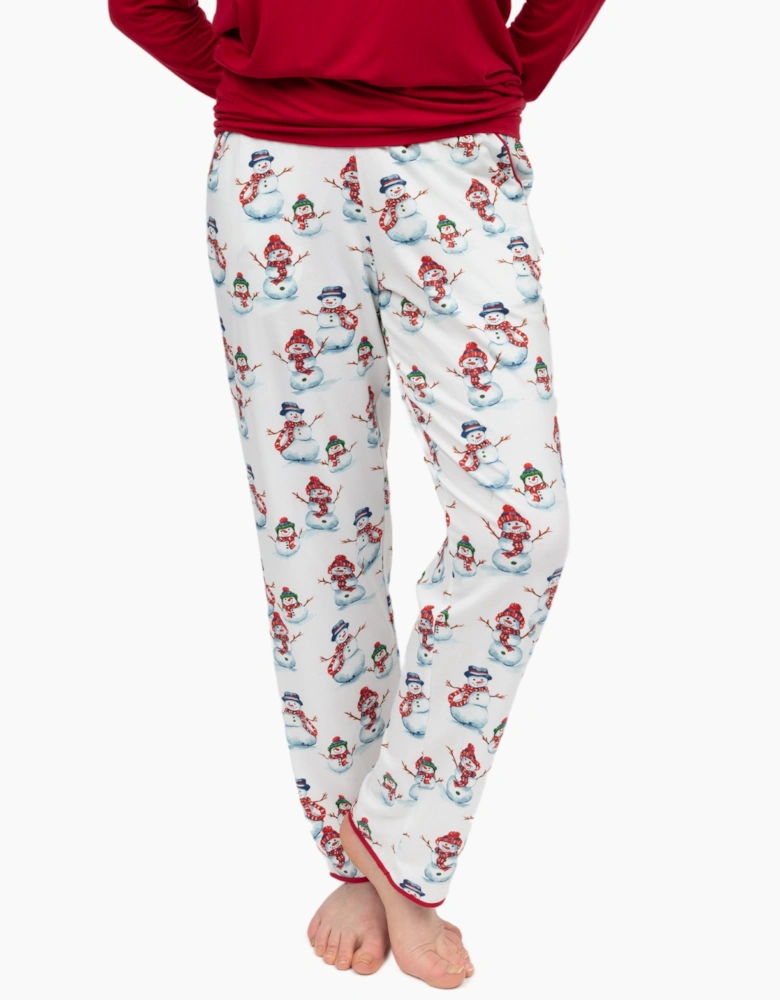 5137 Cyberjammies Blaze Snowman Printed Jersey Pyjama Bottoms