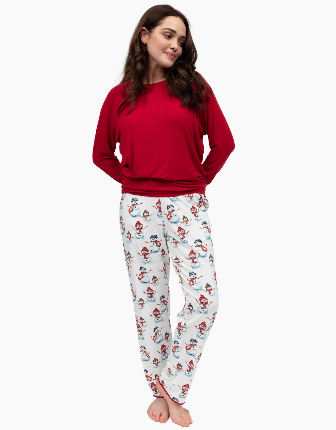 5137 Cyberjammies Blaze Snowman Printed Jersey Pyjama Bottoms