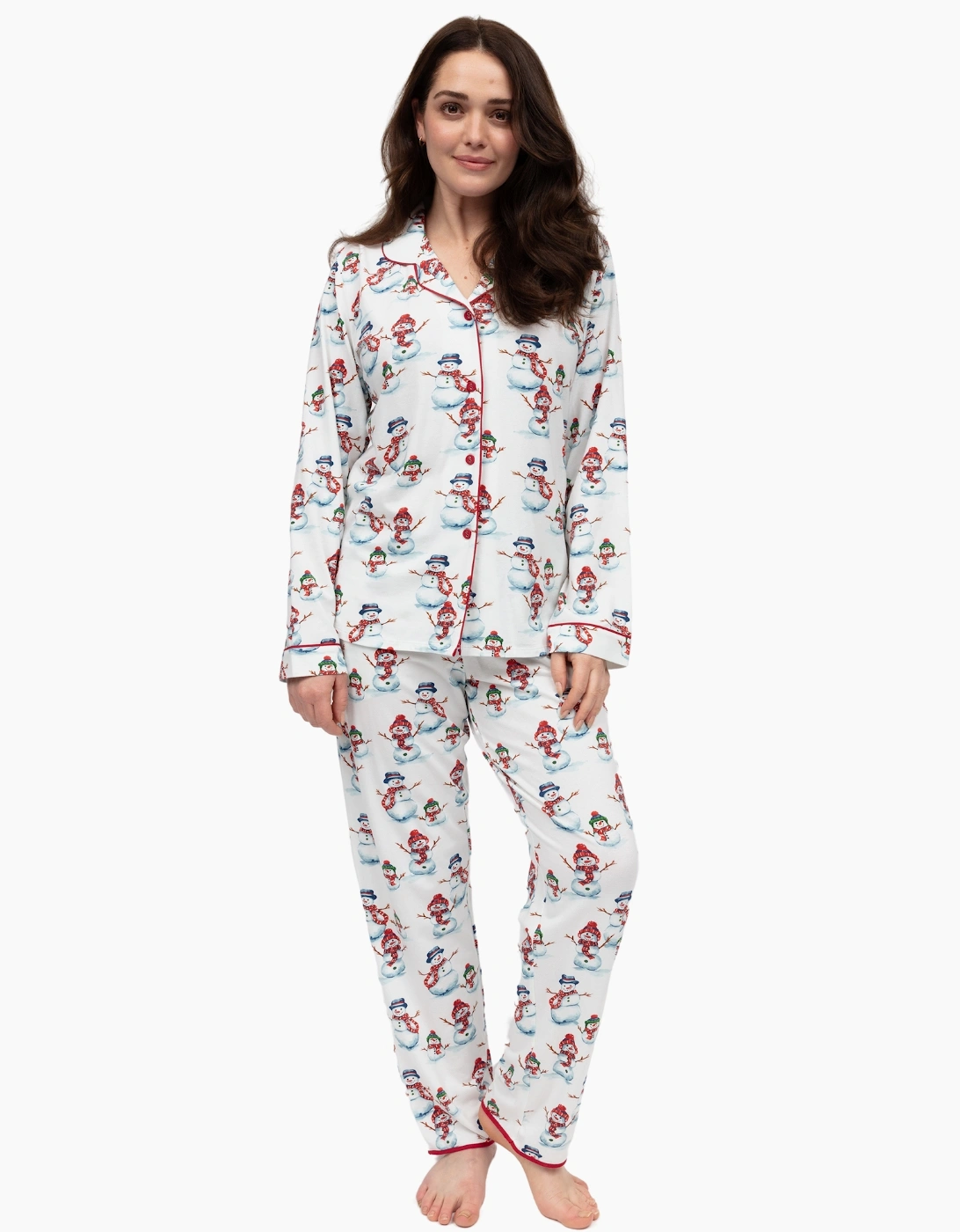 5137 Cyberjammies Blaze Snowman Printed Jersey Pyjama Bottoms