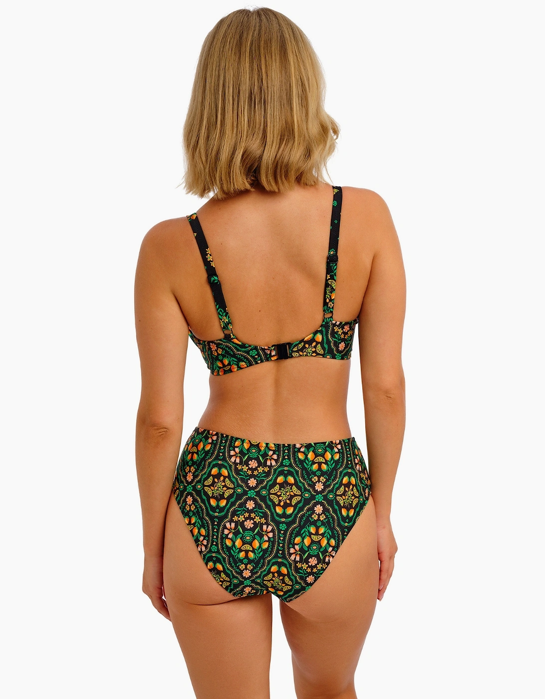 As206927 Freya Sunset In Seville Plunge Bikini Top
