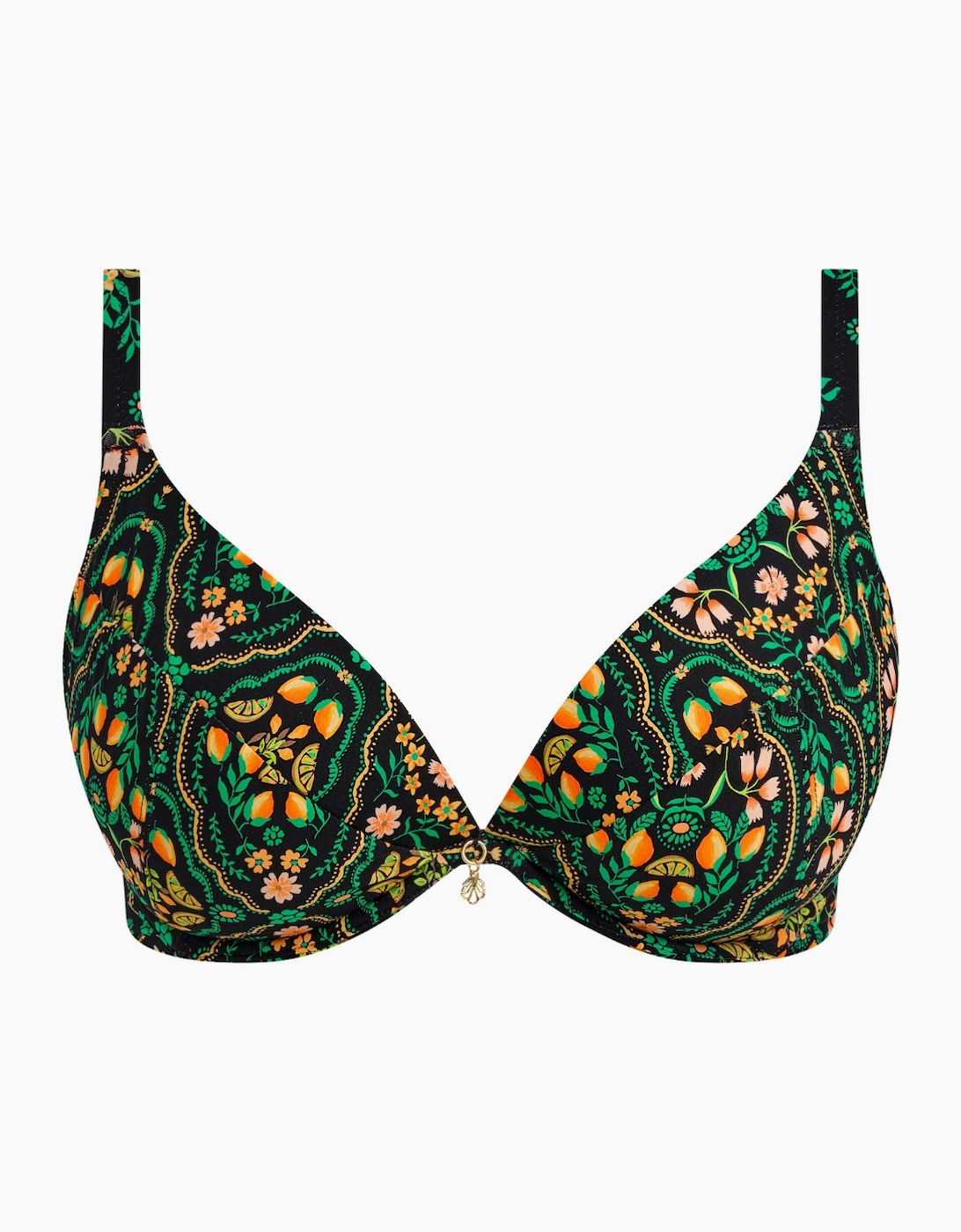 As206927 Freya Sunset In Seville Plunge Bikini Top