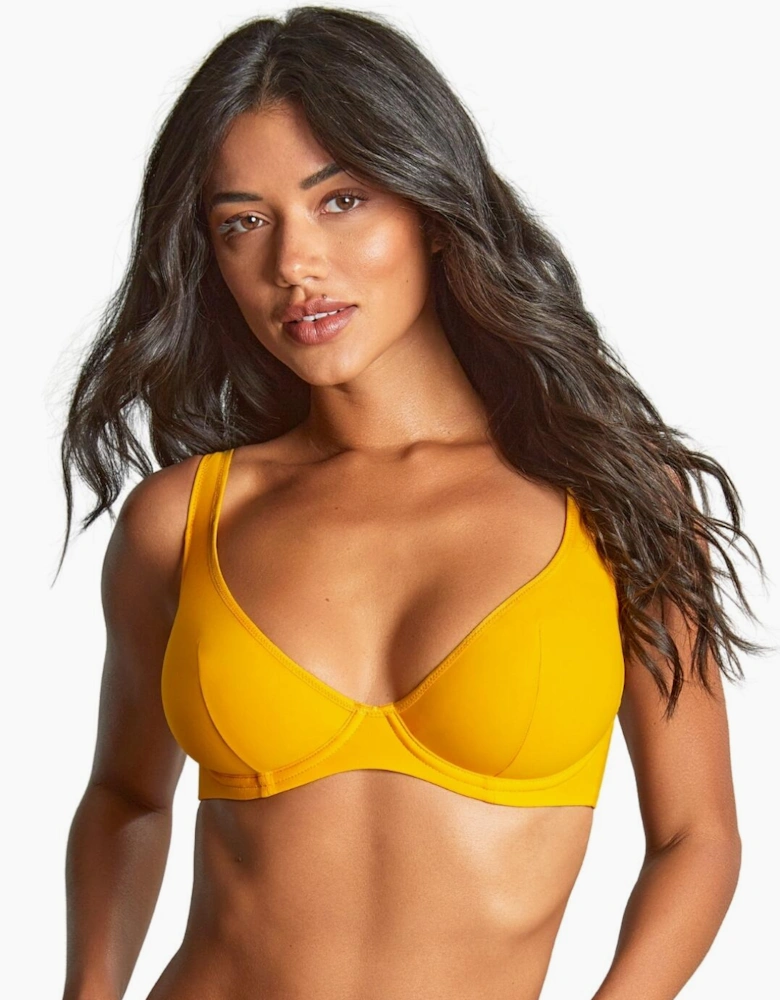 SW1754A Panache Billie Wired Triangle Plunge Bikini Top
