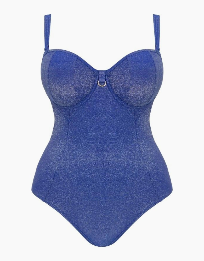 CS037600 Curvy Kate Sapphire Seas Multiway Bandeau Swimsuit