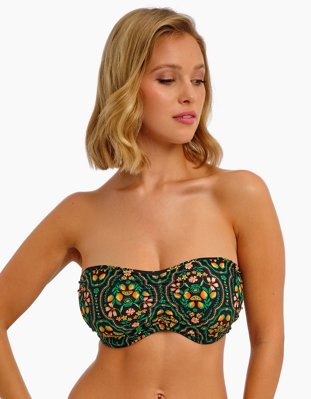 As206910 Freya Sunset In Seville Bandeau Bikini Top