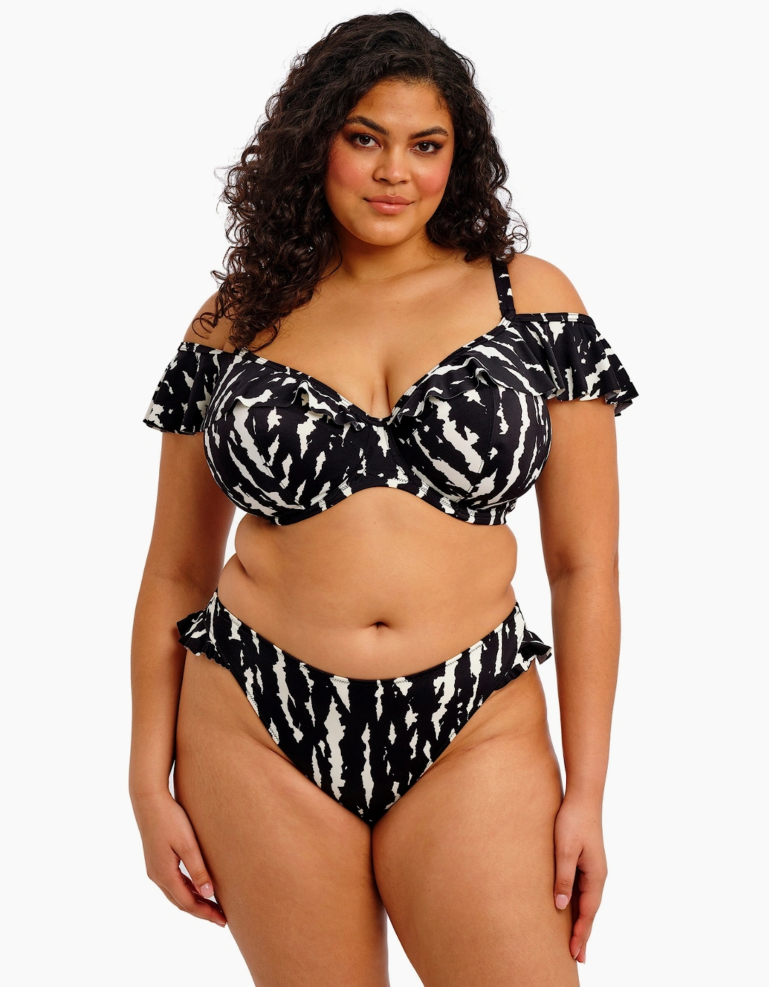 Es802885 Elomi Echo Shell High Leg Bikini Brief