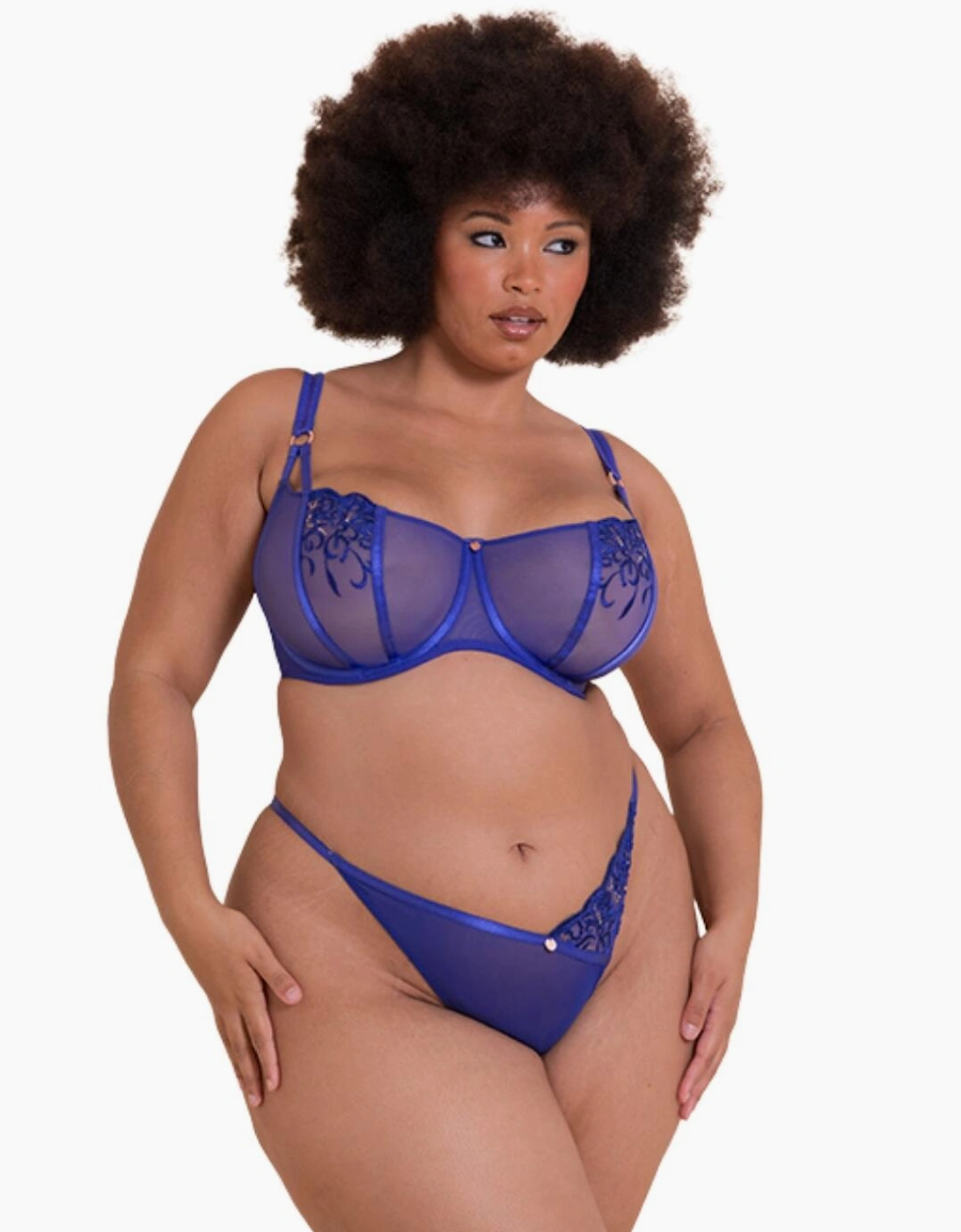 ST039100 Scantilly by Curvy Kate Ornate Balcony Bra