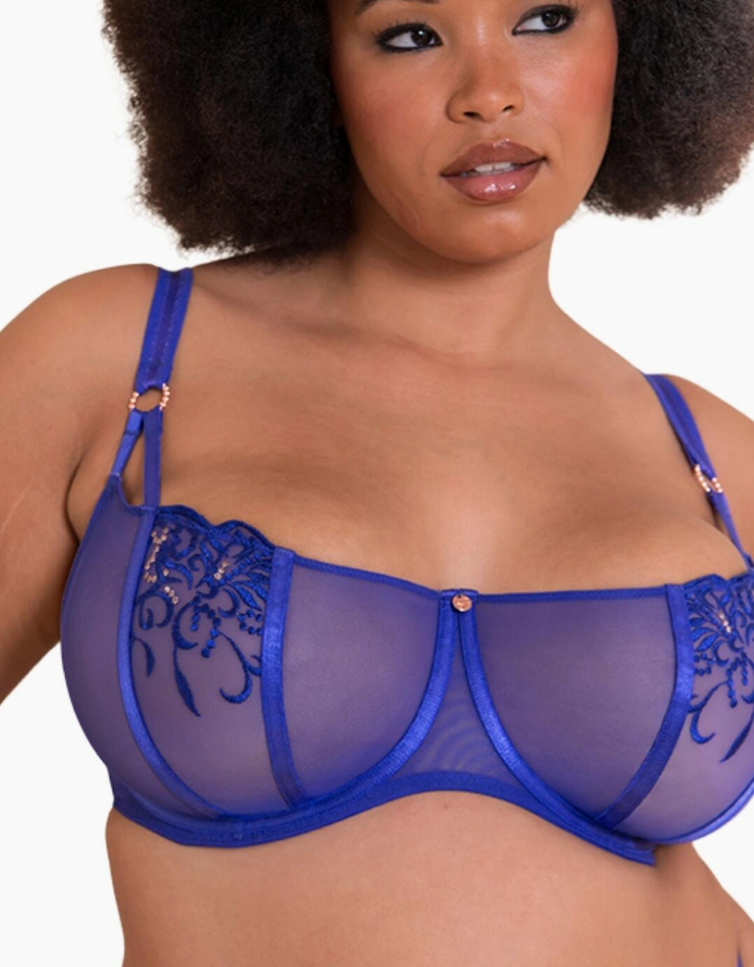 ST039100 Scantilly by Curvy Kate Ornate Balcony Bra