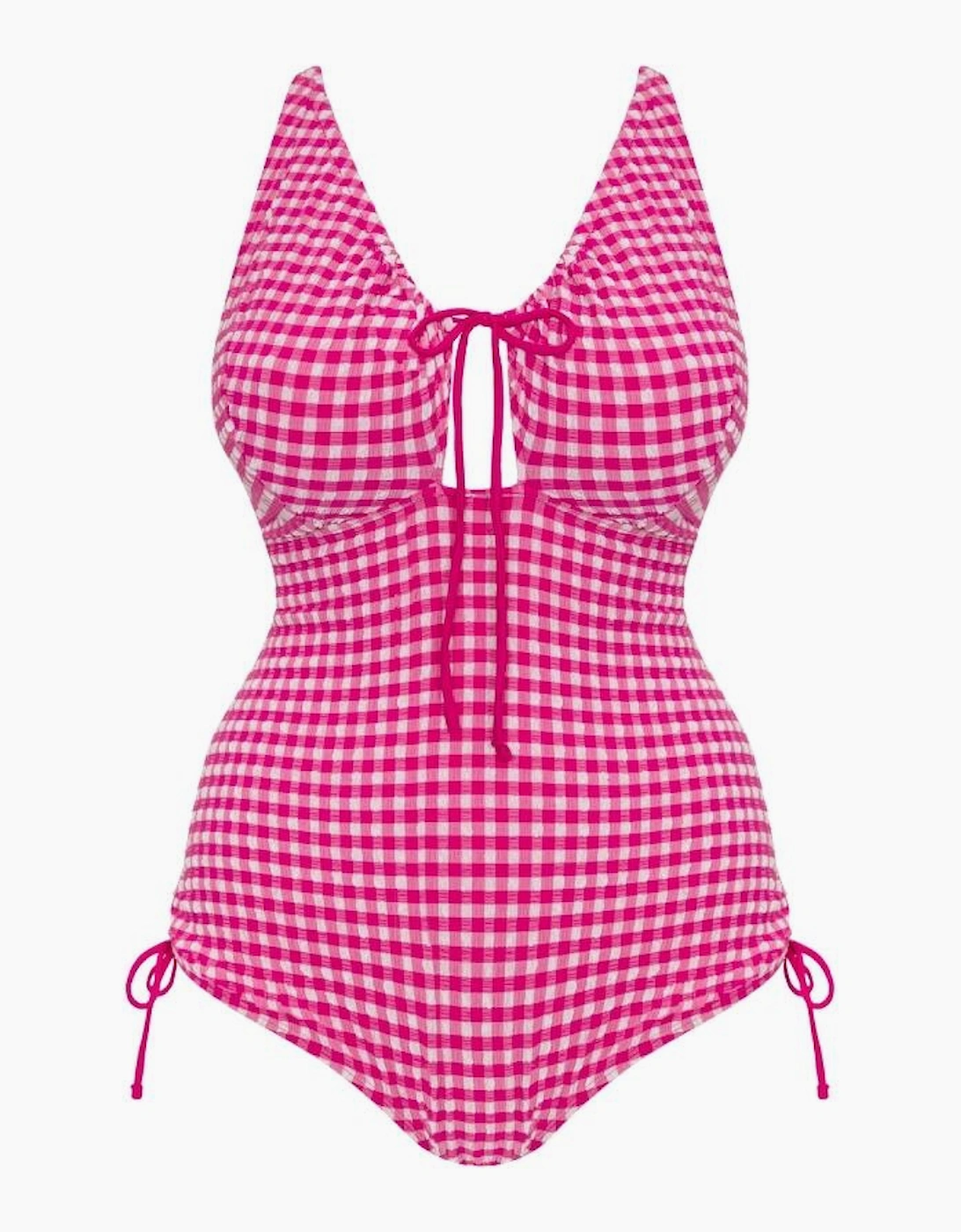 CS036606 Curvy Kate Holiday Check Non Wired Swimsuit