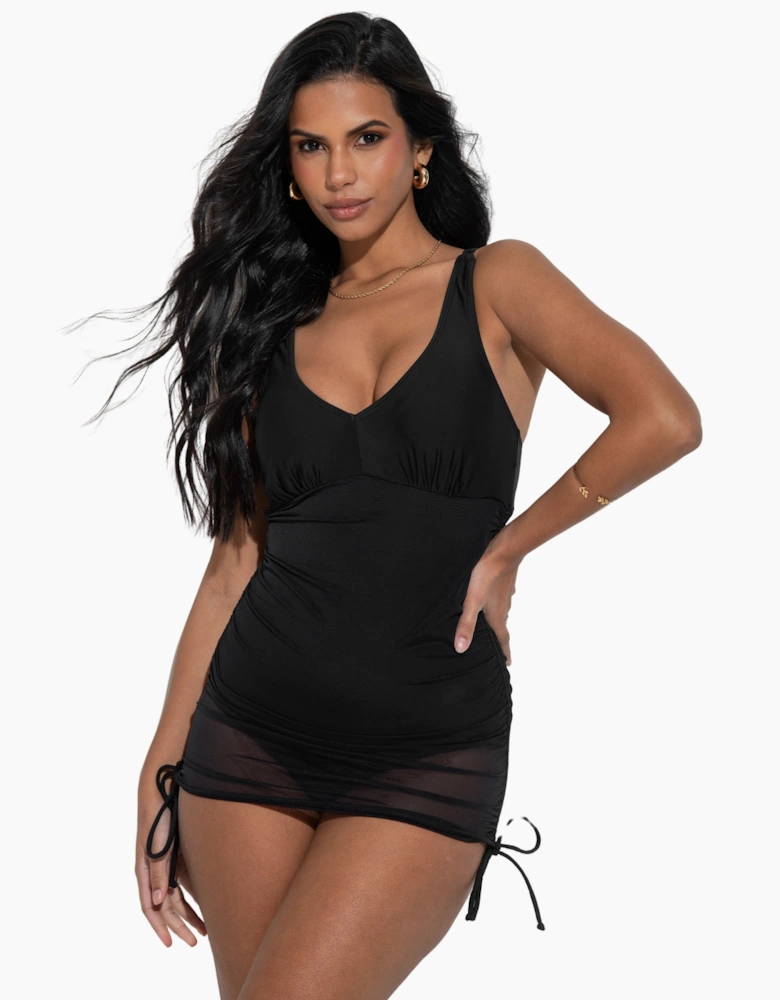 25633 Pour Moi Dubai Adjustable Tummy Control Skirted Swimsuit