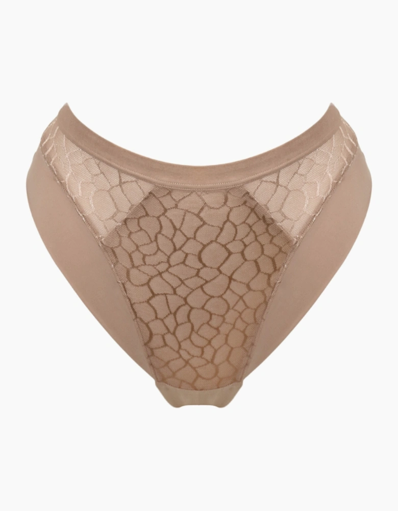 99503 Pour Moi Geo Sculpt High Leg Brief