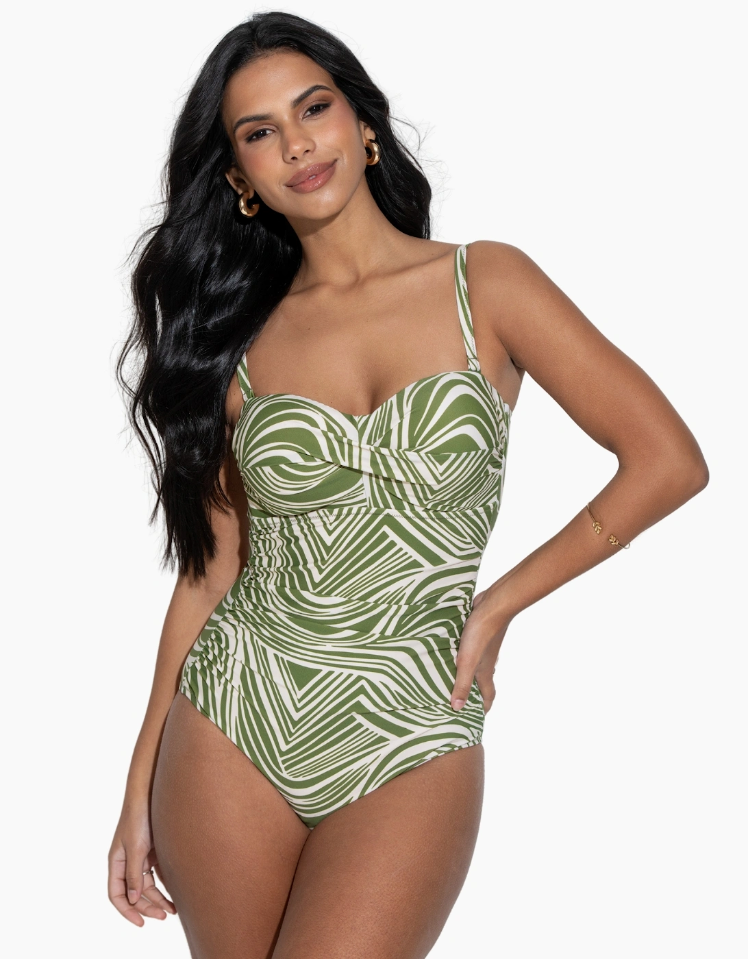 15209 Pour Moi Santa Monica Strapless Tummy Control Swimsuit