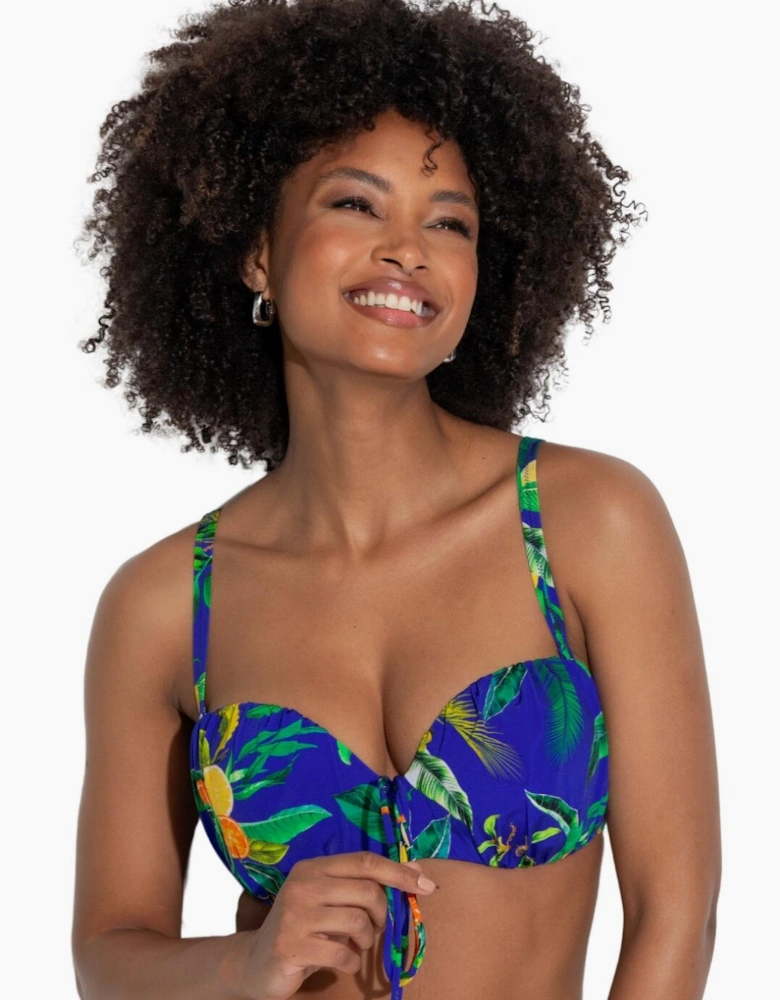 24911 Pour Moi Santa Cruz Strapless Lightly Padded Bikini Top