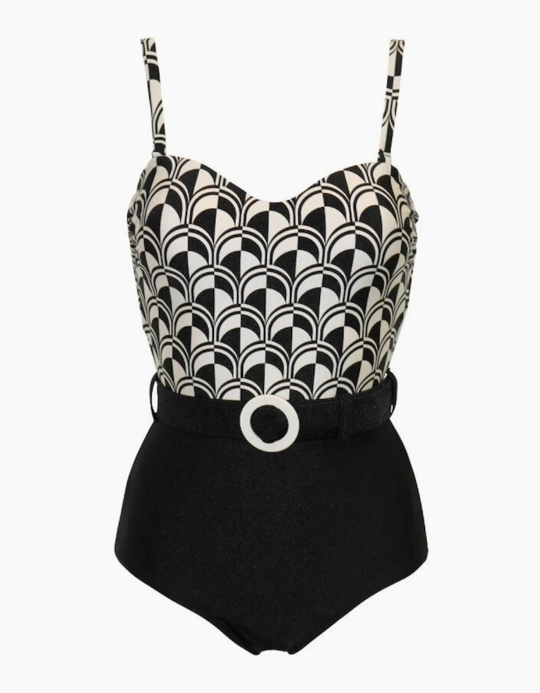 24409 Pour Moi Casablanca Strapless Tummy Control Swimsuit