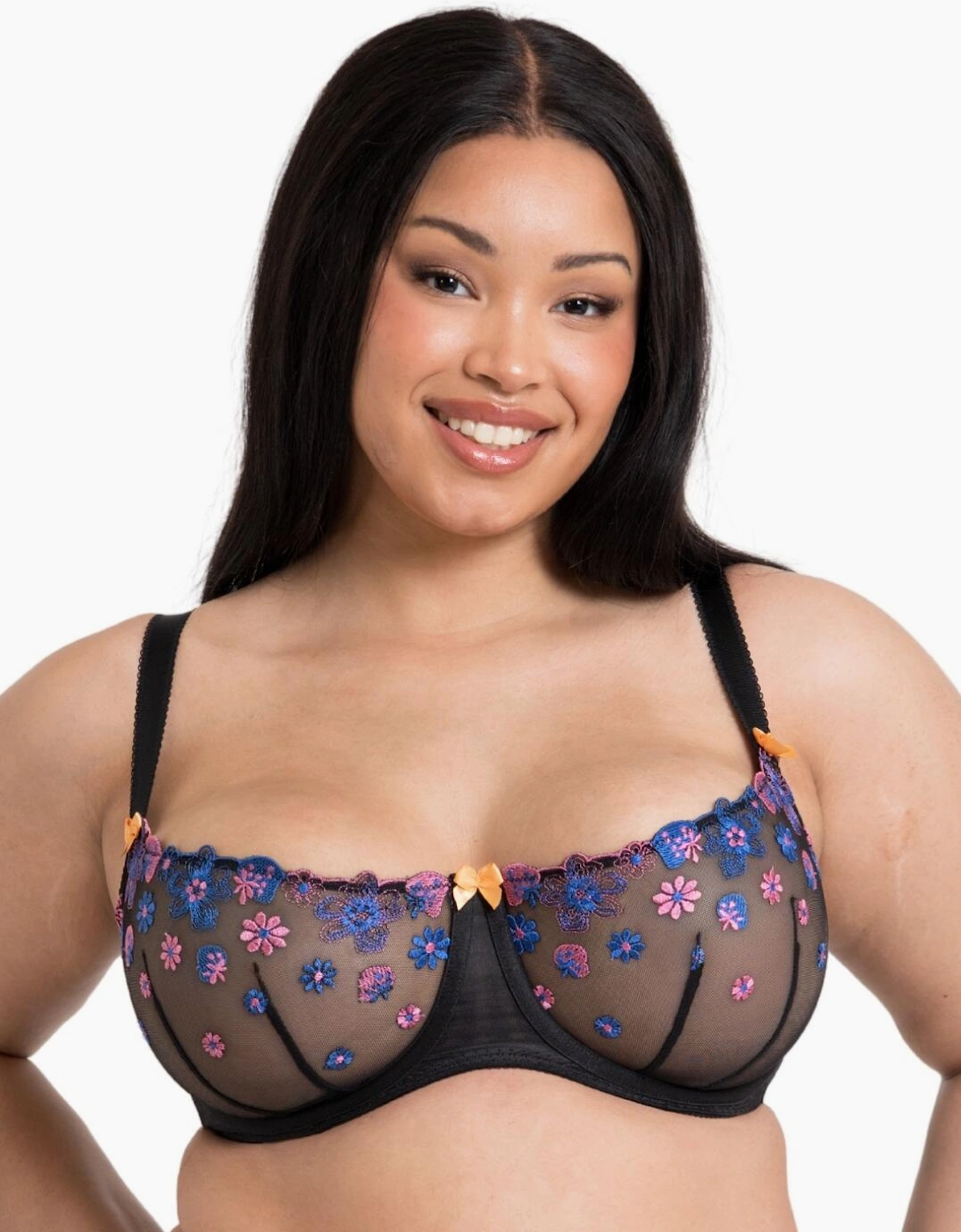 CK075100 Curvy Kate Strawberry Crush Balcony Bra