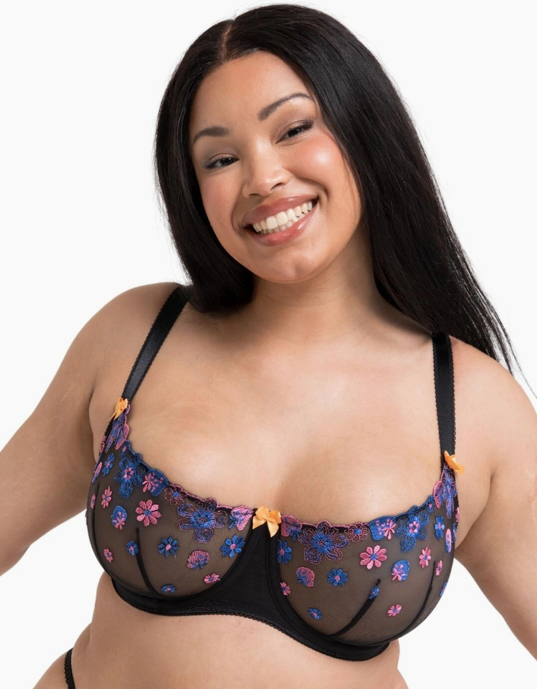 CK075100 Curvy Kate Strawberry Crush Balcony Bra