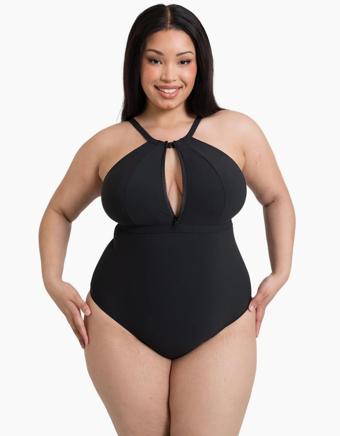CS035606 Curvy Kate Zip Tide Non Wired Swimsuit