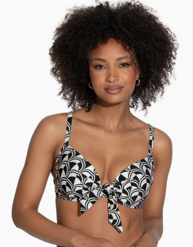 24401 Pour Moi Casablanca Lightly Padded Front Tie Bikini Top