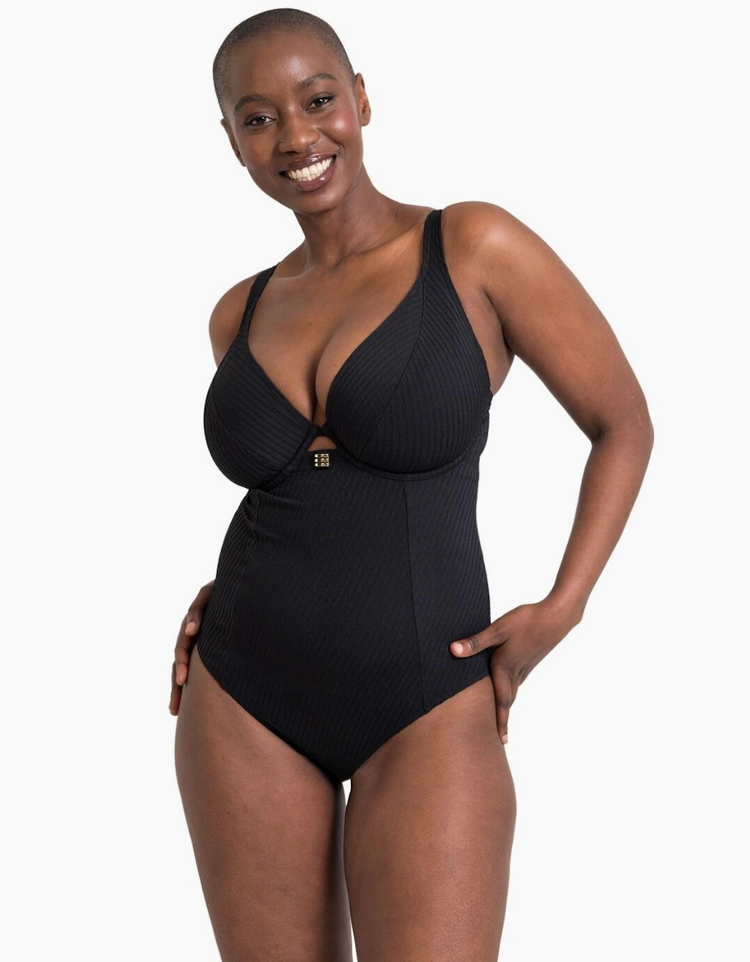 CS034605 Curvy Kate Jet Set Plunge Swimsuit