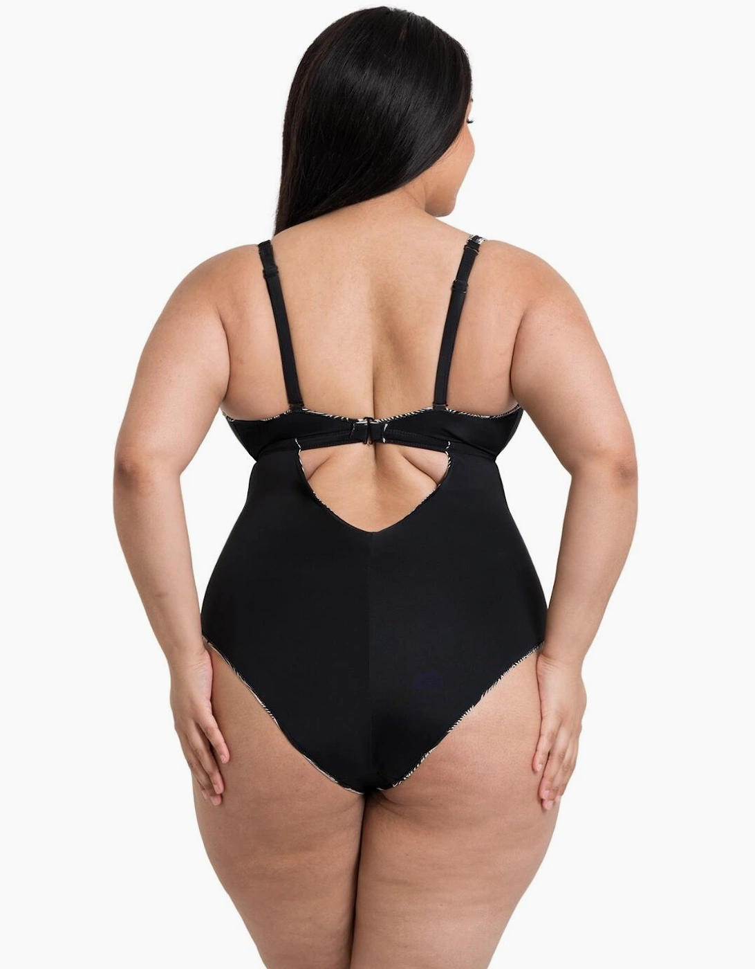 CS038607 Curvy Kate Ripple Reef Reversible Non Wired Swimsuit