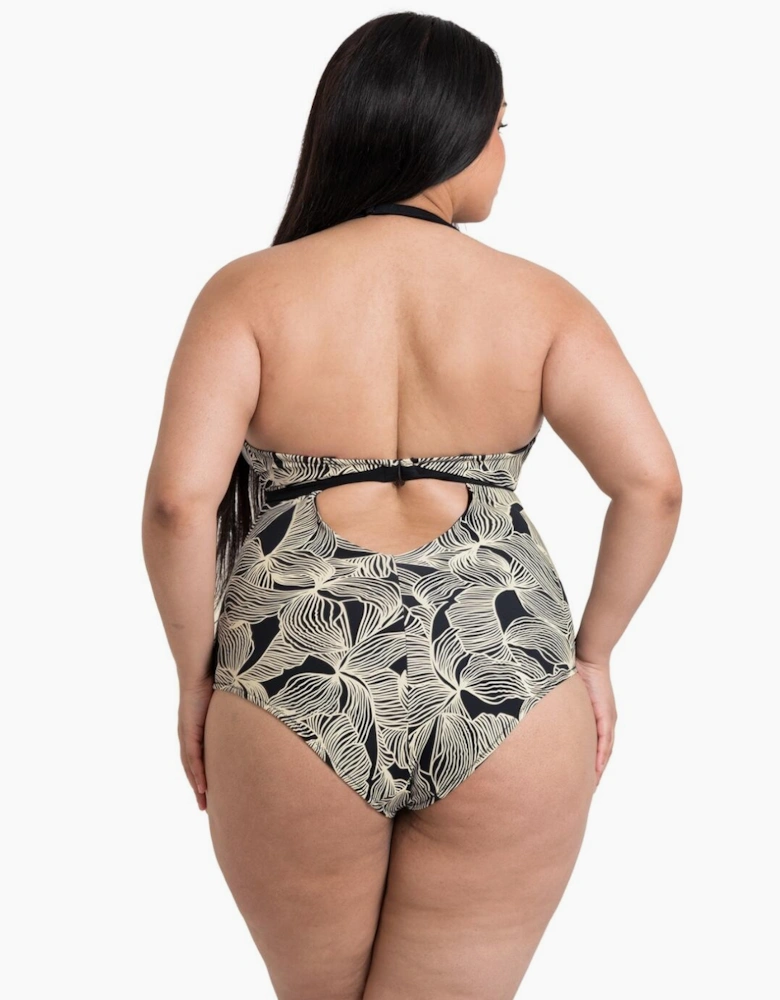 CS038607 Curvy Kate Ripple Reef Reversible Non Wired Swimsuit
