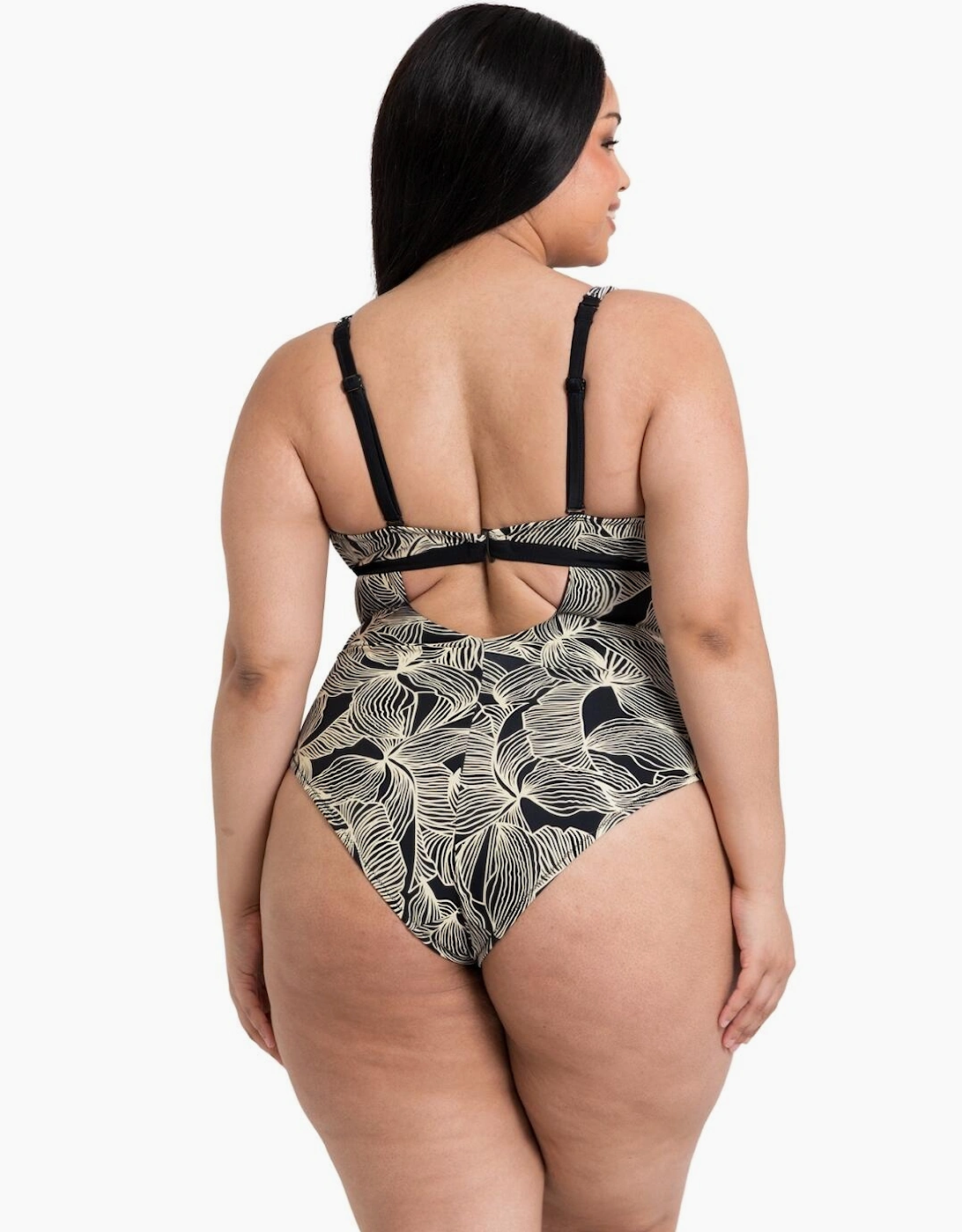 CS038607 Curvy Kate Ripple Reef Reversible Non Wired Swimsuit
