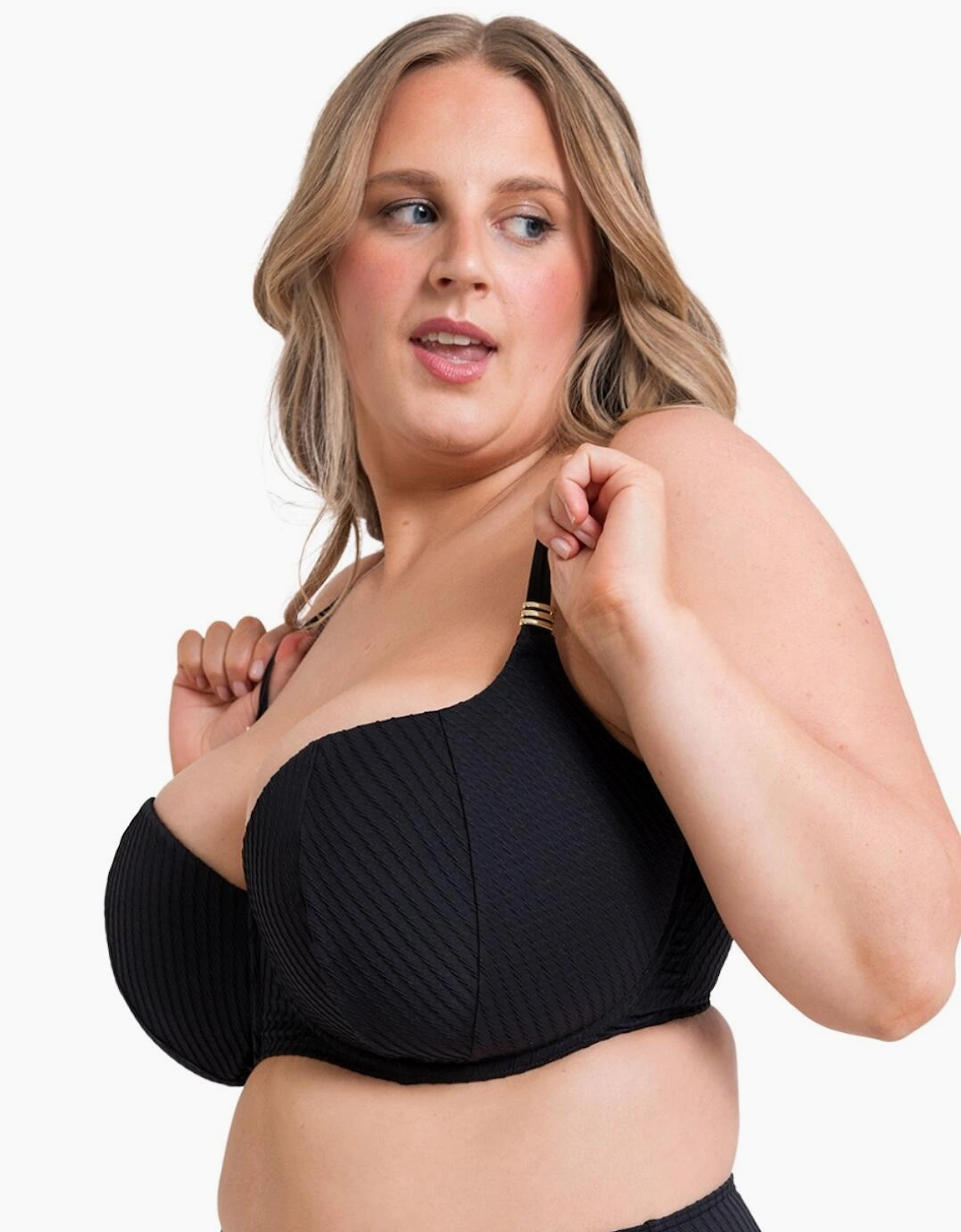 CS034300 Curvy Kate Jet Set Padded Balcony Bikini Top