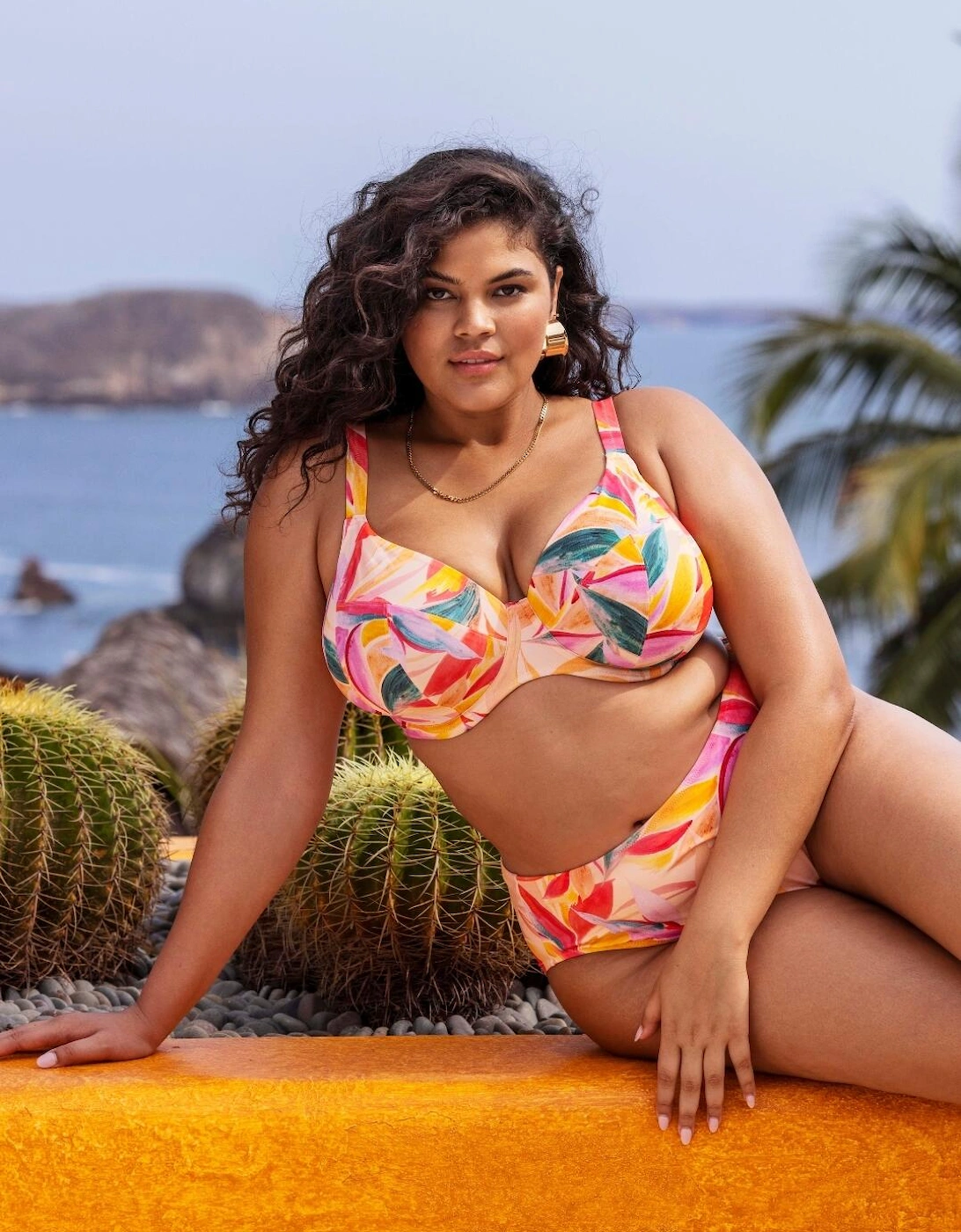 802572 Elomi Sancho Beach Mid Rise Bikini Brief