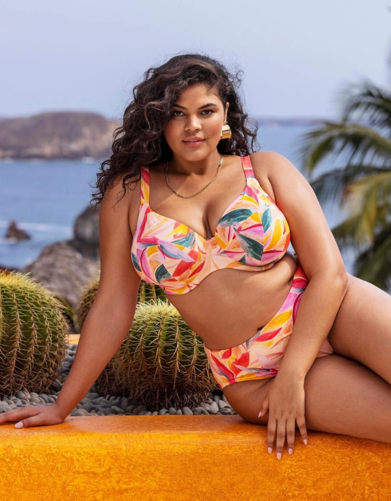 802502 Elomi Sancho Beach Plunge Bikini Top