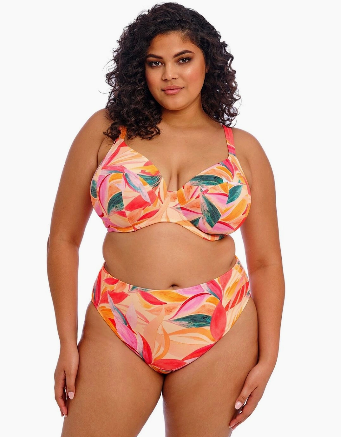 802502 Elomi Sancho Beach Plunge Bikini Top