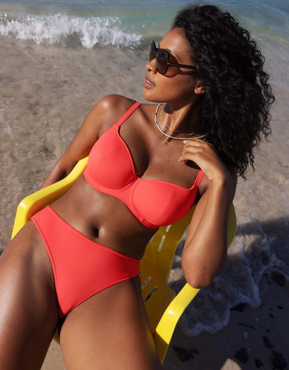 7231 Freya Jewel Cove Underwired Sweetheart Bikini Top