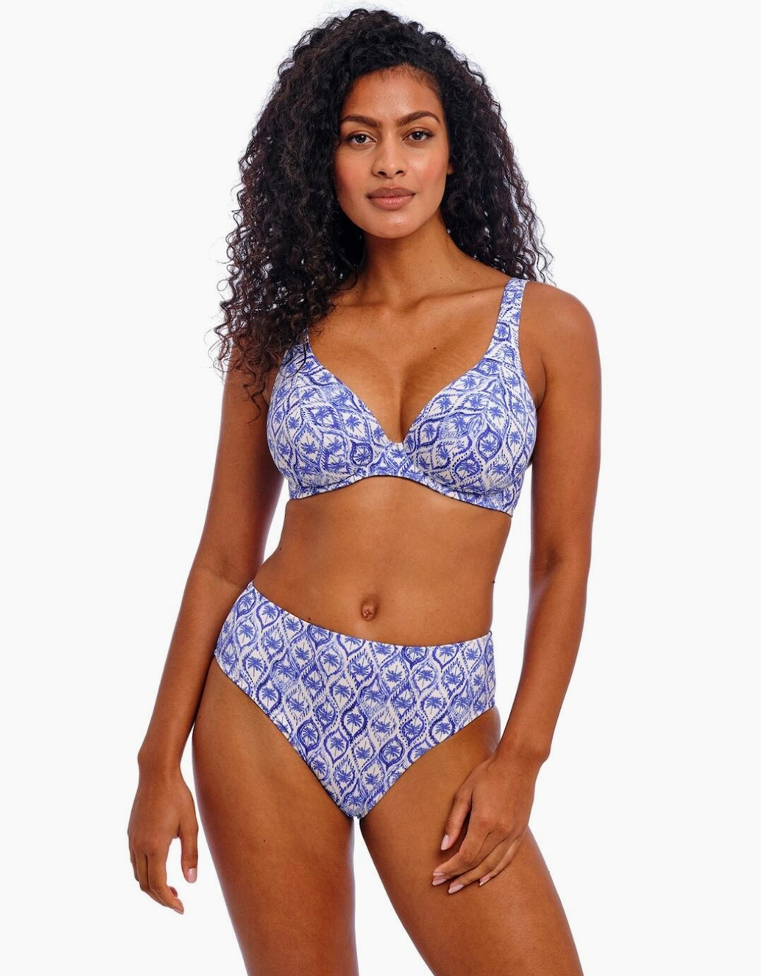 206013 Freya Ocean Breeze High Apex Bikini Top