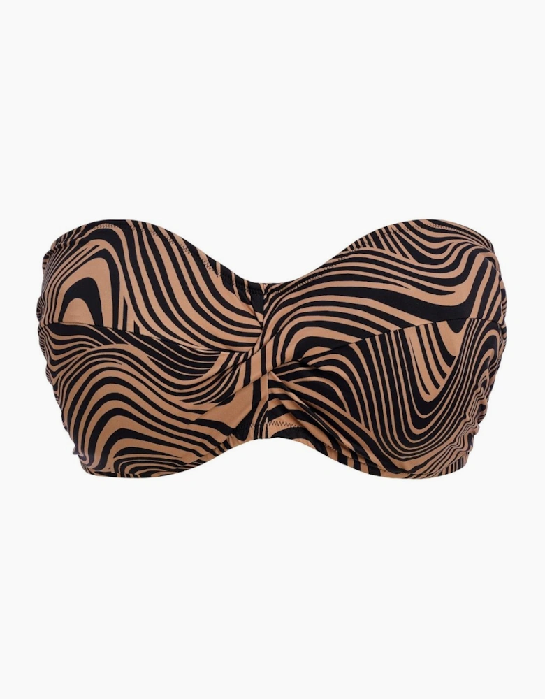 505409 Fantasie Pemba Island Underwired Twist Bandeau Bikini Top