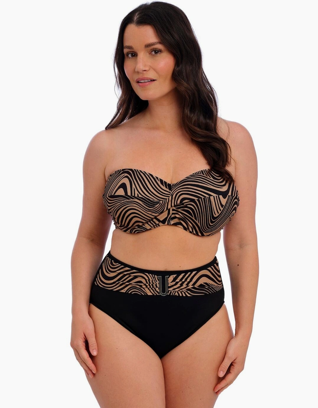 505409 Fantasie Pemba Island Underwired Twist Bandeau Bikini Top