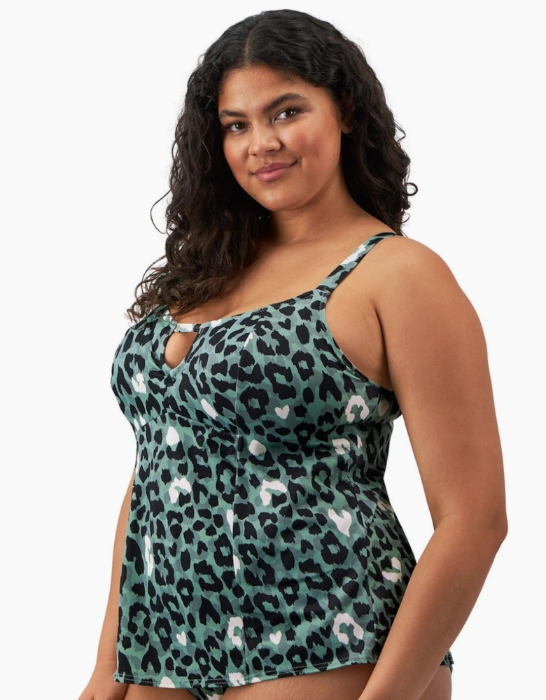 802061 Elomi Jungle Bay Non Wired Moulded Tankini Top