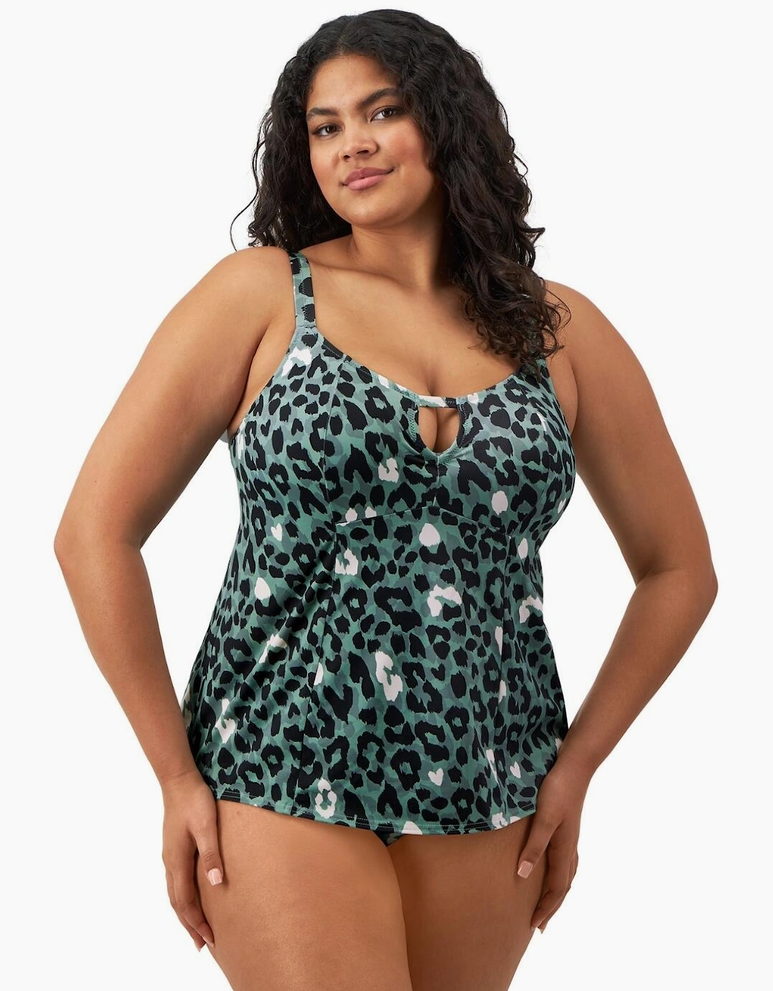 802061 Elomi Jungle Bay Non Wired Moulded Tankini Top