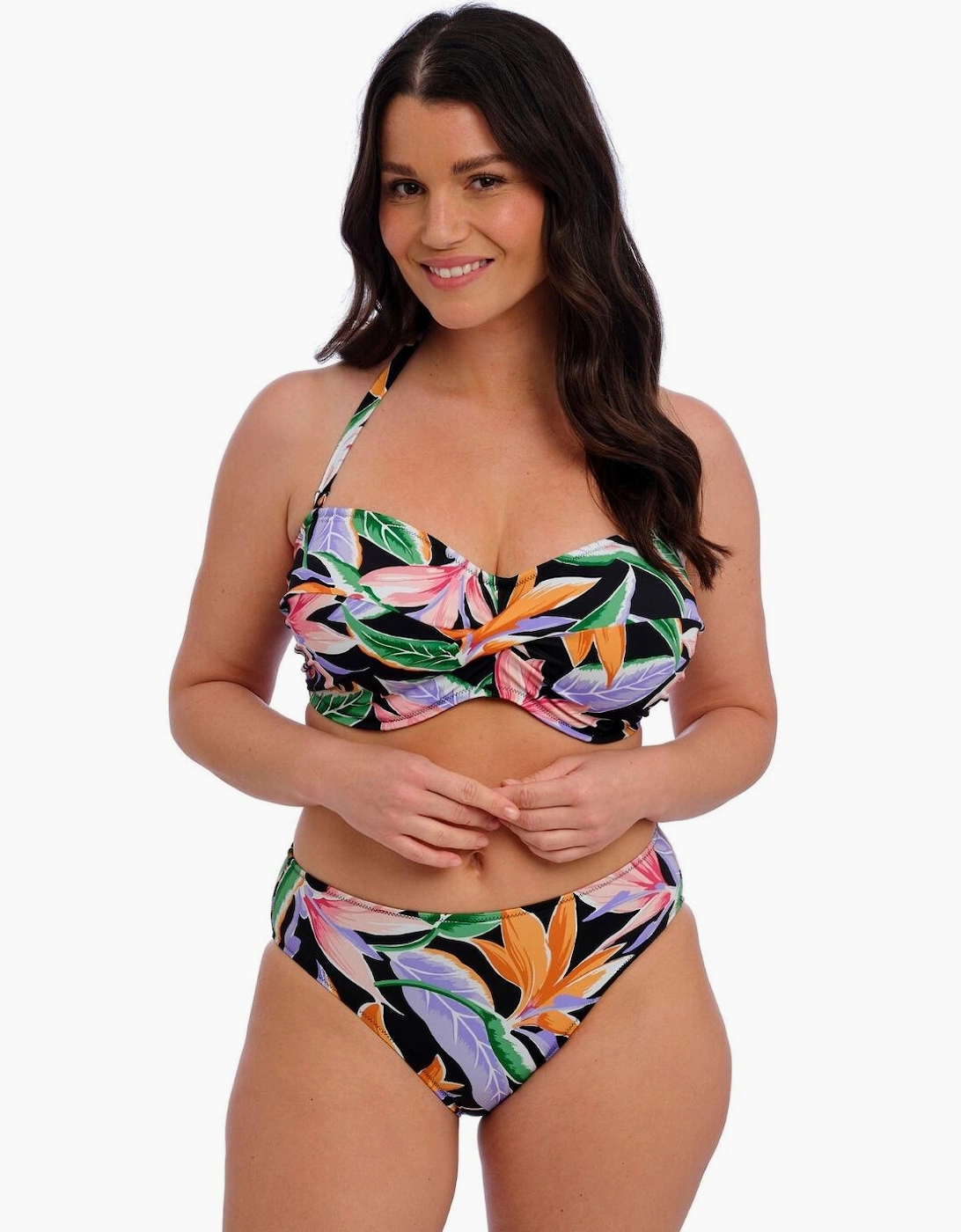 505909 Fantasie Mykonos Cove Underwired Twist Bandeau Bikini Top